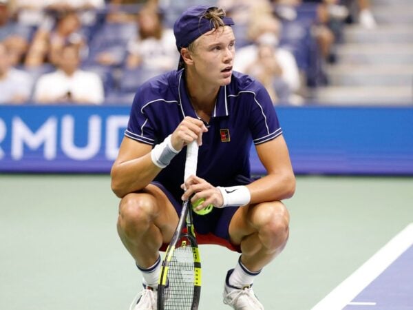 Holger Rune at the 2021 US Open