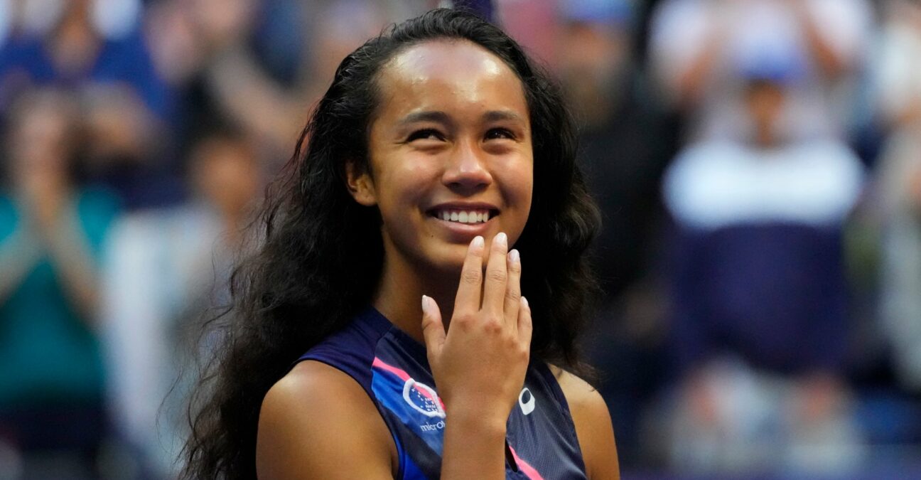Leylah Fernandez at the 2021 US Open