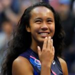 Leylah Fernandez at the 2021 US Open