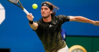Stefanos Tsitsipas at the 2021 US Open