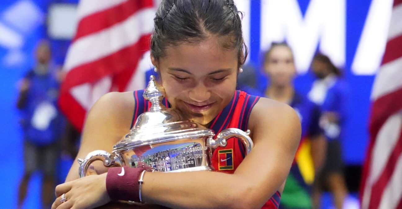 Emma Raducanu, à l'US Open 2021
