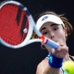 Alize Cornet close-up