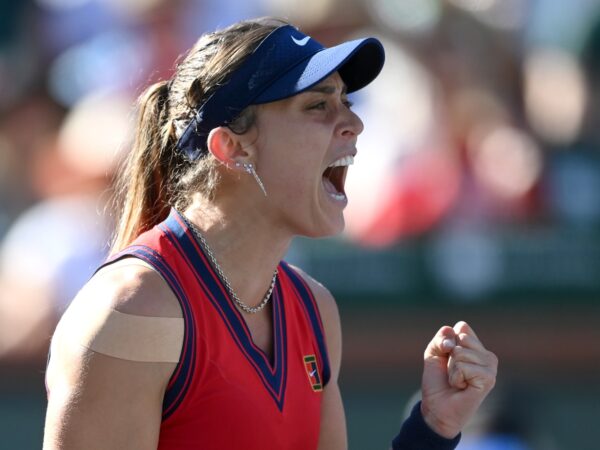 Paula Badosa of Spain at the 2021 BNP Paribas Open WTA 1000 tennis tournament