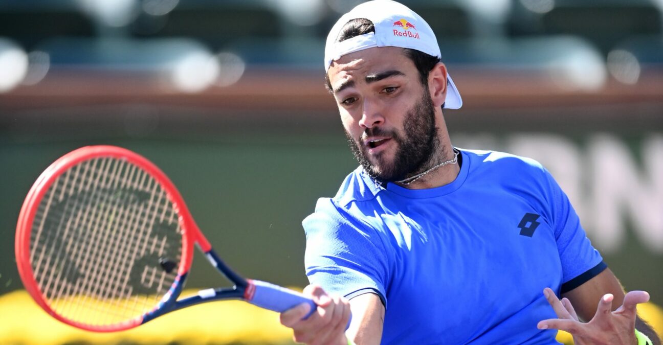 Matteo Berrettini à Indian Wells en 2021