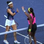 Coco Gauff et Caroline Garcia, Indian Wells 2021
