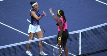 Coco Gauff et Caroline Garcia, Indian Wells 2021