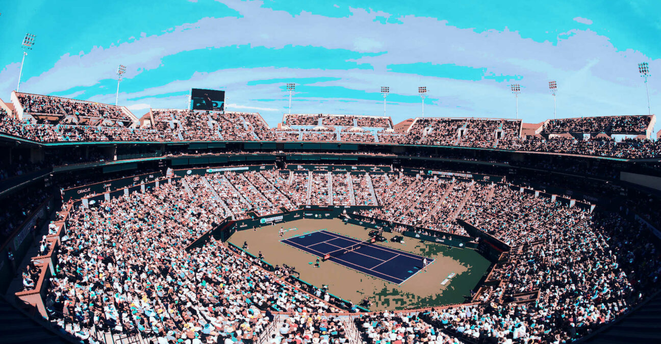 Indian Wells center court