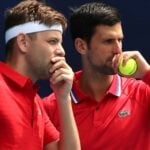Novak Djokovic et Filip Krajinovic, ATP Cup 2021