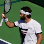 Nikoloz Basilashvili, à Indian Wells en 2021