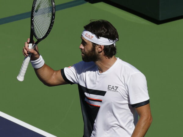Nikoloz Basilashvili, à Indian Wells en 2021