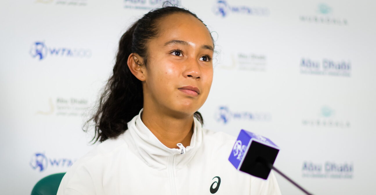 Leylah Fernandez, à Abou Dabi 2021