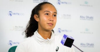 Leylah Fernandez, à Abou Dabi 2021