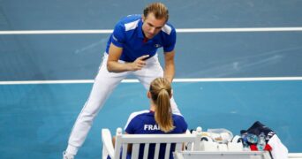 Julien Benneteau et Fiona Ferro, Billie Jean King Cup 2021