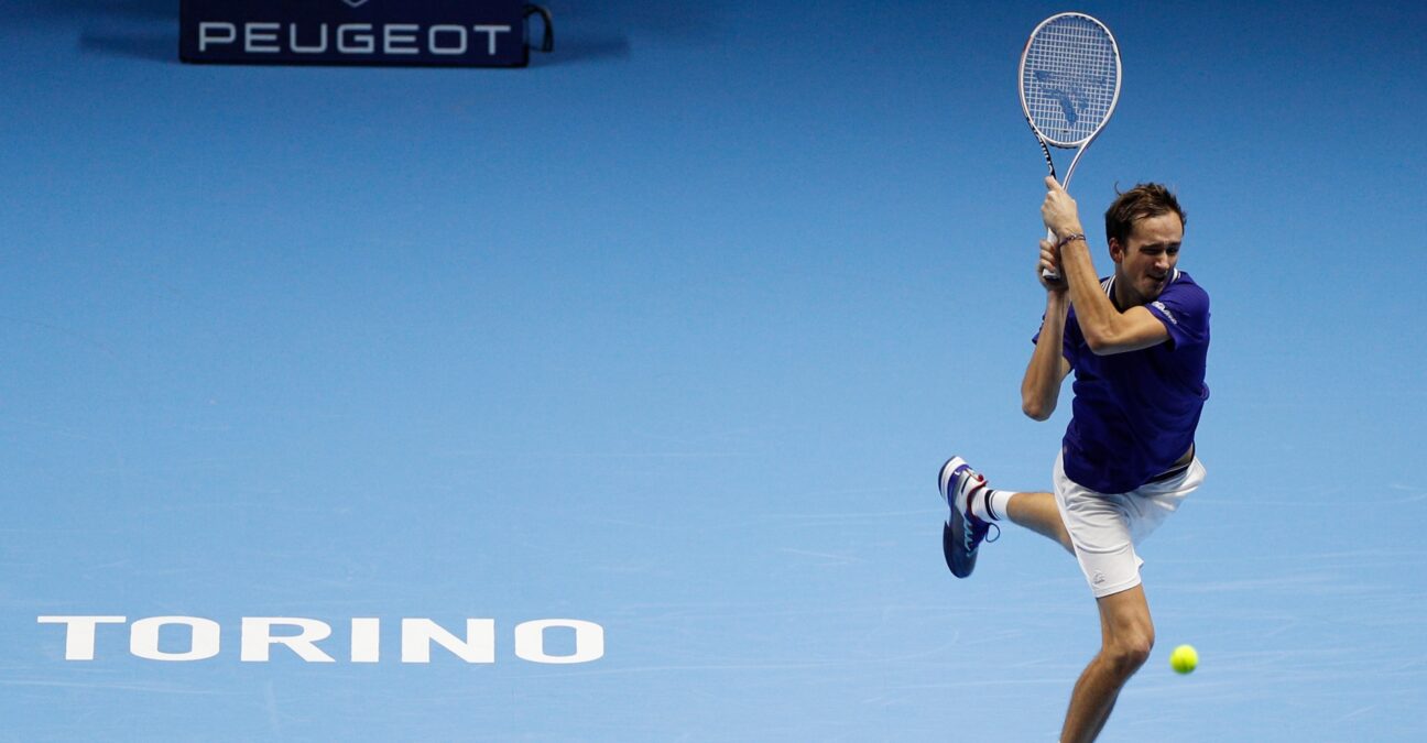 Daniil Medvedev Turin match 1 2021
