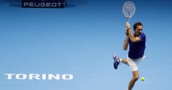 Daniil Medvedev Turin match 1 2021