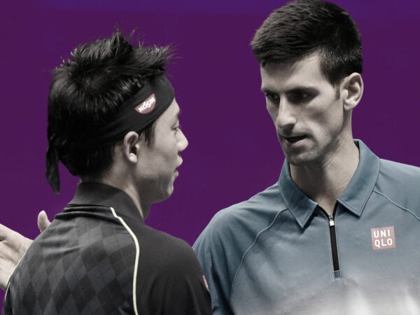Novak Djokovic et Kei Nishikori, Masters Londres 2015