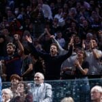 Le public soutient Hugo Gaston au Rolex Paris Masters 2021