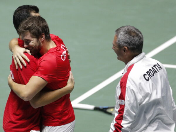Mate Pavic, Nikola Mektic et le capitaine Vedran Martic, Coupe Davis 2021