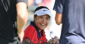 Emma Raducanu, à Indian Wells en 2021