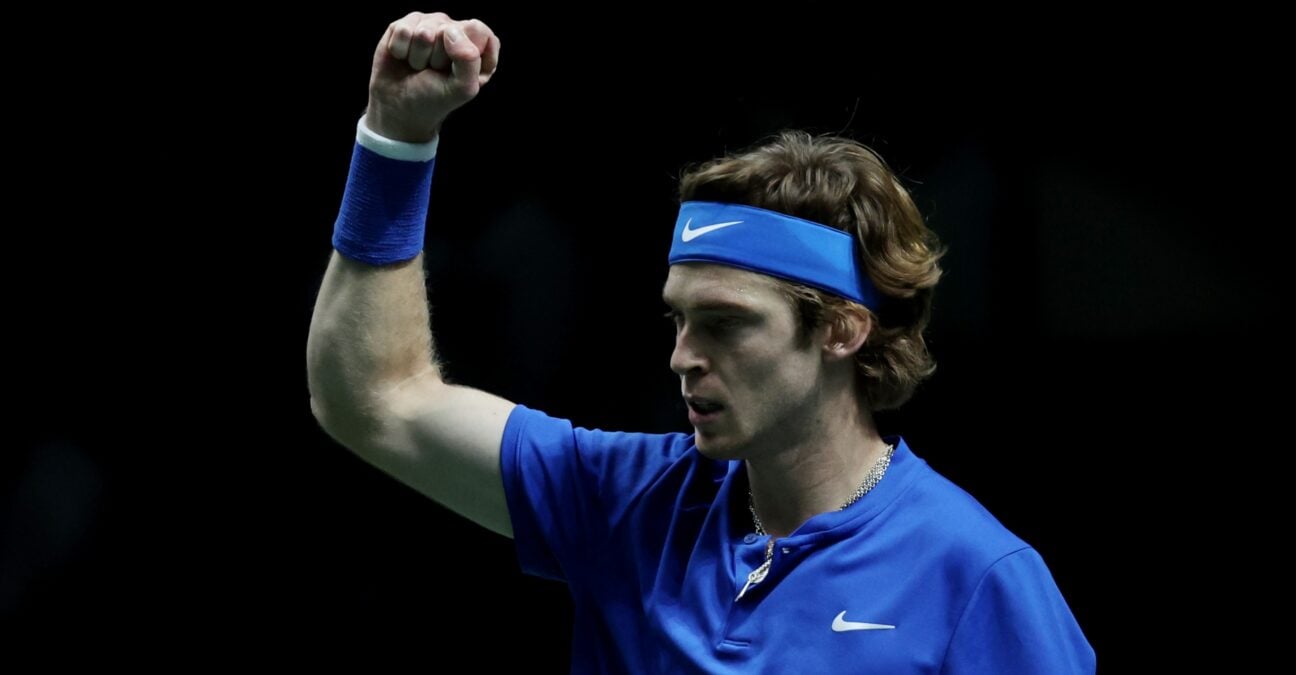 Andrey Rublev Davis Cup final 2021