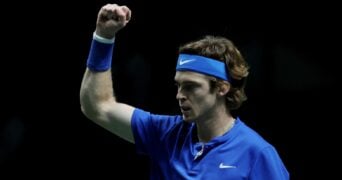 Andrey Rublev Davis Cup final 2021