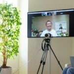 International Olympic Committee (IOC) President Thomas Bach has a virtual discussion with Chinese tennis player Peng Shuai in Lausanne, Switzerland,
