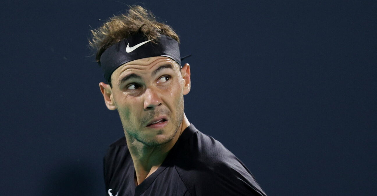 Rafael Nadal, à Abou Dabi en 2021