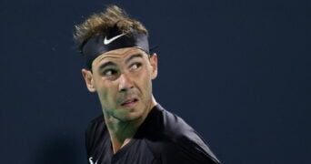 Rafael Nadal, à Abou Dabi en 2021