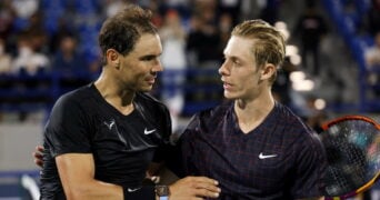 Rafael Nadal et Denis Shapovalov, Abou Dabi 2022