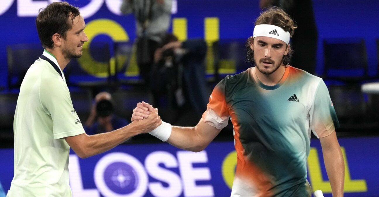 Stéfanos Tsitsipás Daniil Medvedev Australian Open