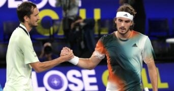 Stéfanos Tsitsipás Daniil Medvedev Australian Open