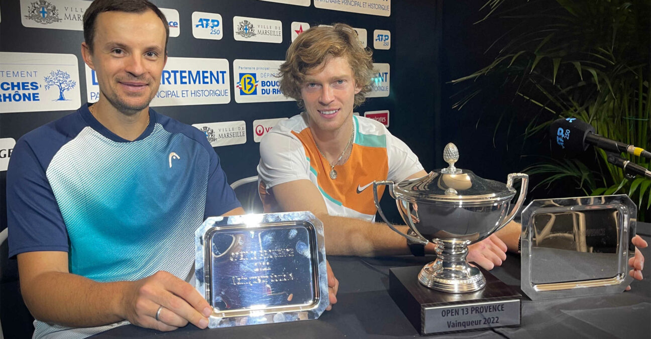 Denys Molchanov et Andrey Rublev, Marseille 2022