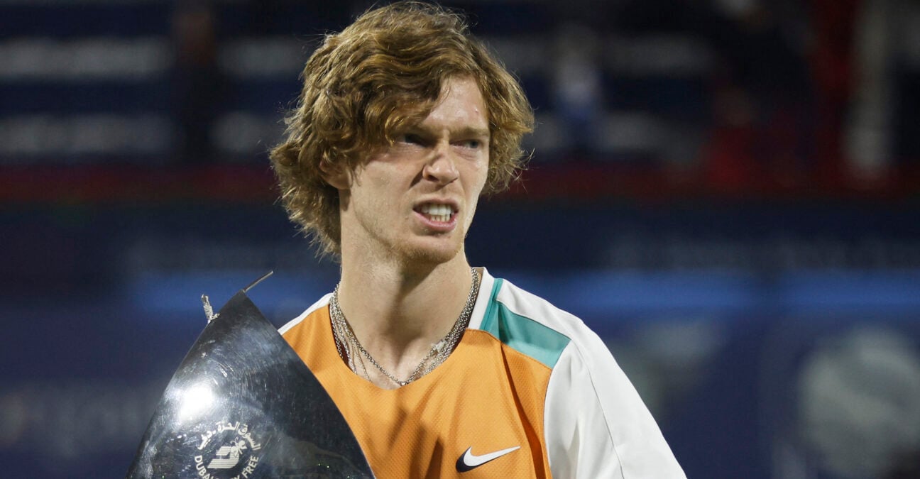 Andrey Rublev, titré à Dubai 2022