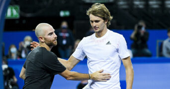 Adrian Mannarino, Alexander Zverev, Montpellier 2022