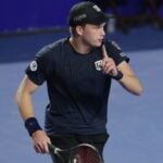 Jenson Brooksby lors du tournoi d'Acapulco en 2022