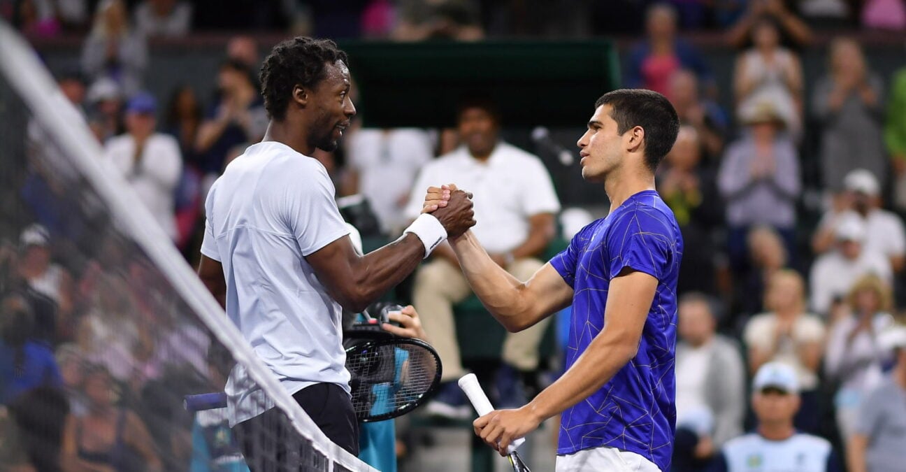 Gaël Monfils, Carlos Alcaraz, Indian Wells 2022
