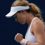 Danielle Collins lors du WTA 1000 de Miami en 2022