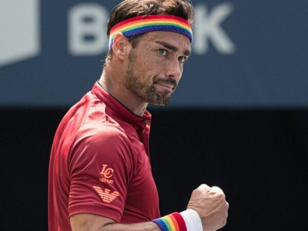 Fabio Fognini lors du Masters 1000 de Toronto en 2021