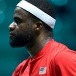 Frances Tiafoe avec les États-Unis lors de la Coupe Davis
