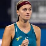 Petra Kvitova lors du WTA 1000 de Miami en 2022