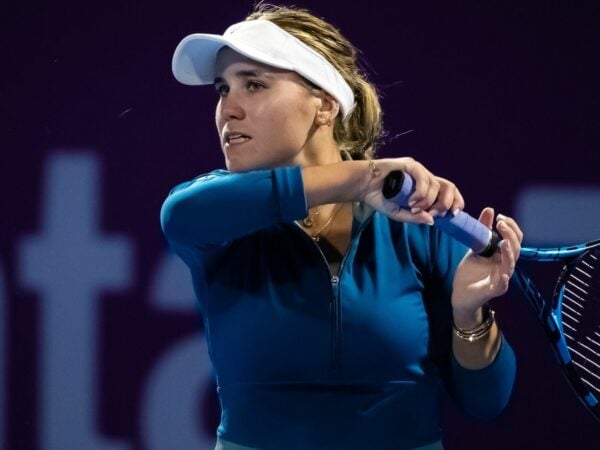 Sofia Kenin lors du tournoi WTA de Doha en 2022