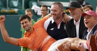 Novak Djokovic et son clan - Belgrade 2022