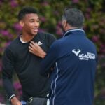 Felix Auger Aliassime avec Toni Nadal, Monte-Carlo 2021