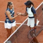 Diane Parry ert Sloane Stephens, Roland-Garros 2022