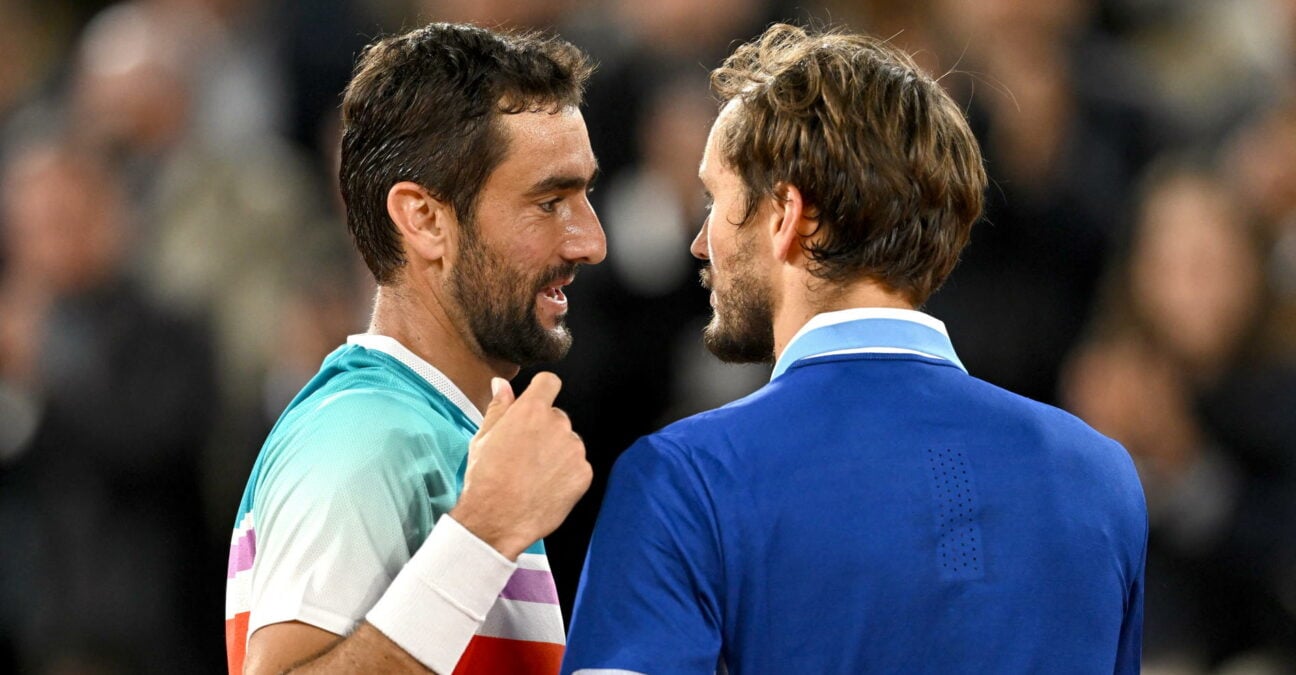 Daniil Medvedev, Marin Cilic, Roland-Garros 2022