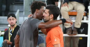 Gaël Monfils, Novak Djokovic, Madrid 2022