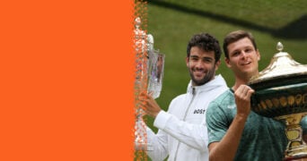 Matteo Berrettini et Hubert Hurkacz, saison sur gazon 2022
