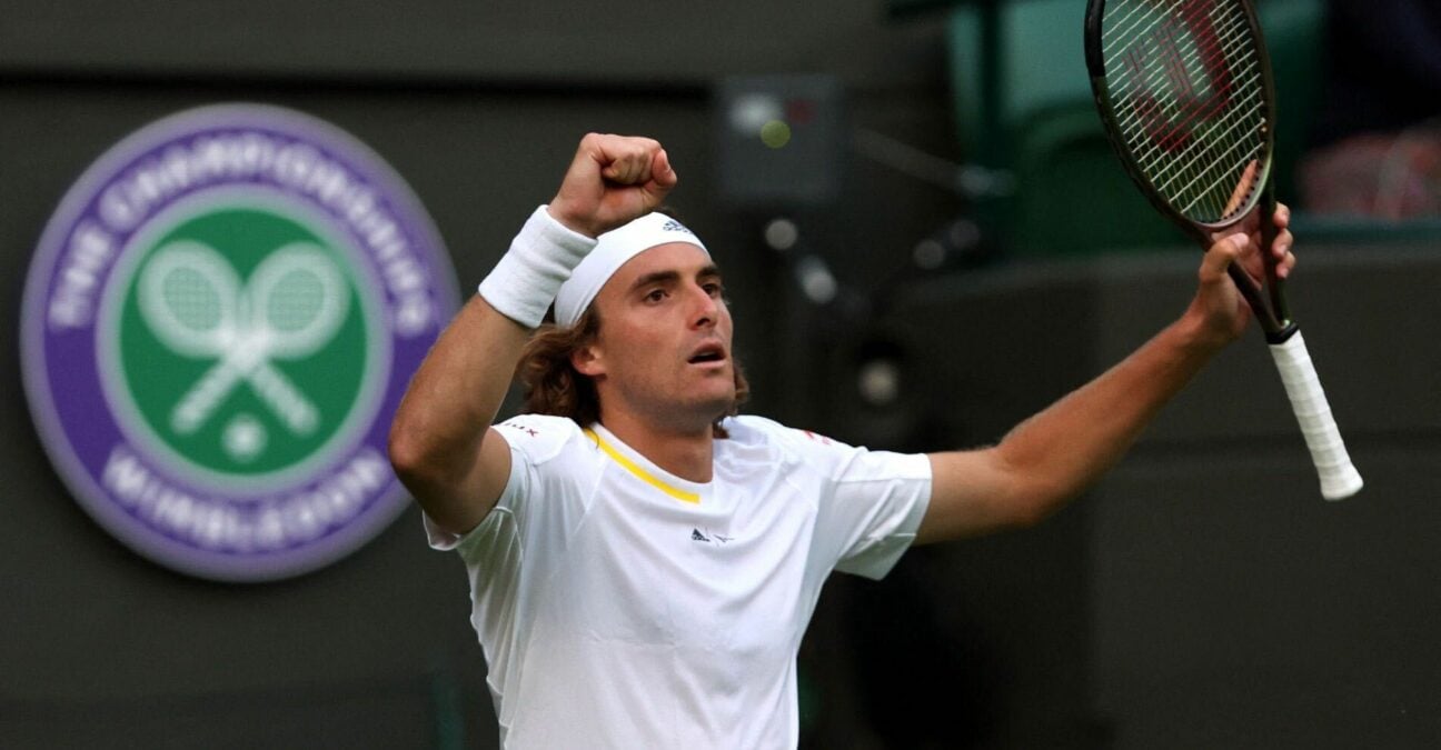 Stefanos Tsitipas / Wimbledon 2022 / Panoramic