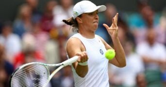 Iga Swiatek / Wimbledon / Panoramic