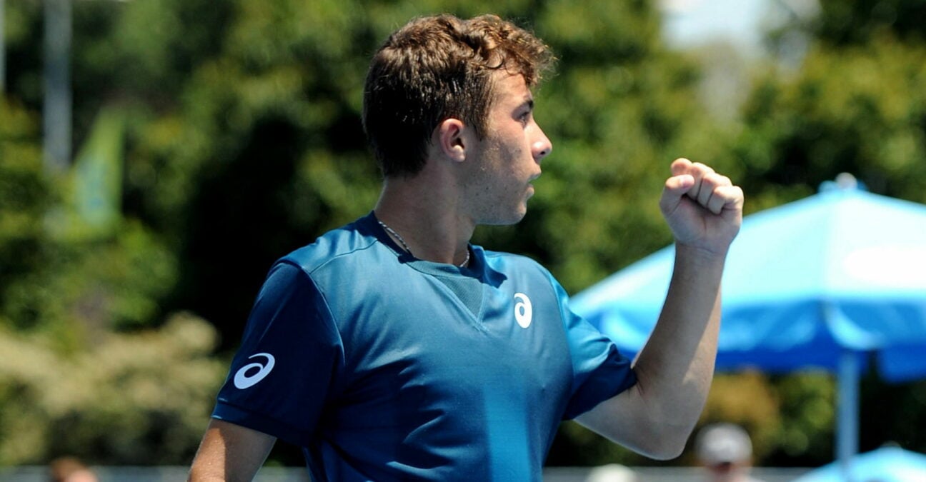 Hugo Gaston, Open d'Australie junior 2018